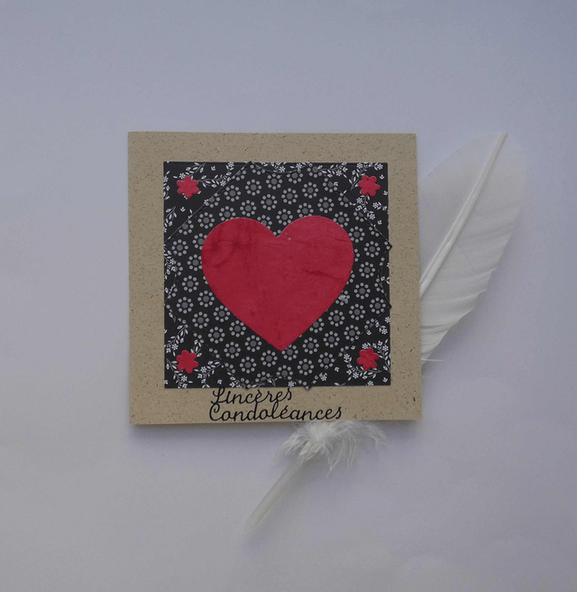 La petite carte au coeur du deuil