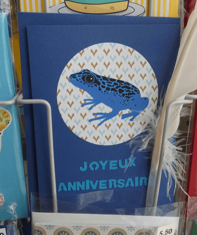 La grenouille d'anniversaire