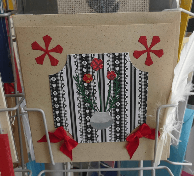Le deuil avec un bouquet