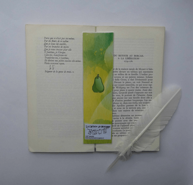 Je garde mes livres pour la soif