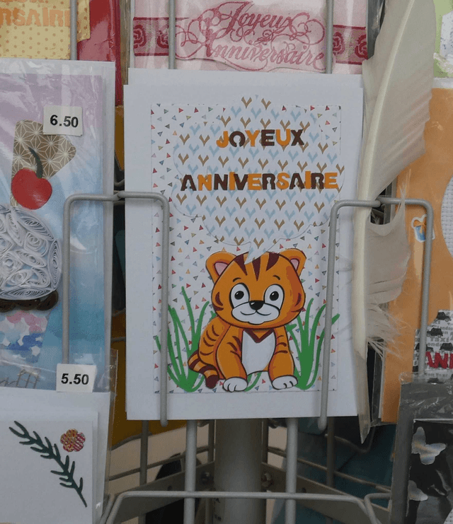 Le petit tigre d'anniversaire