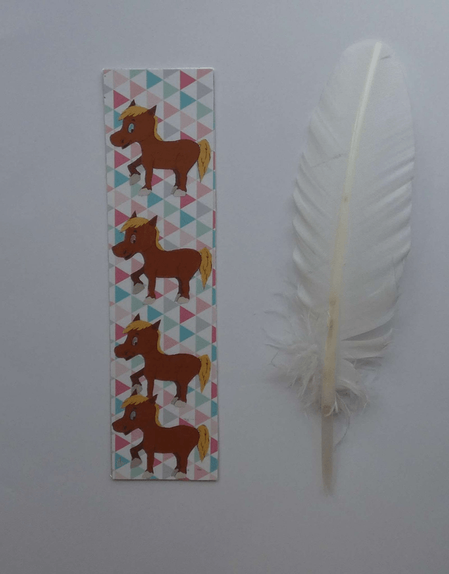 Un marque-page de chevaux
