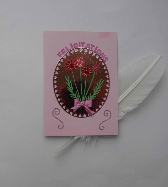 Les fleurs de félicitations