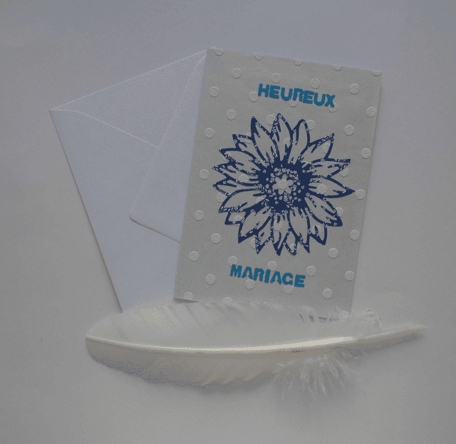 La fleur bleue du mariage