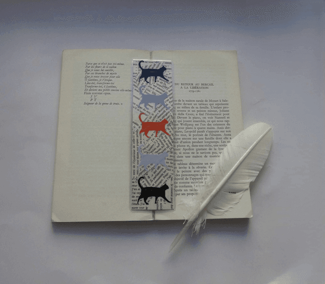 Les chats du marque-page