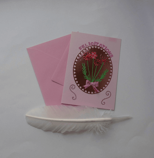 Les fleurs de félicitations