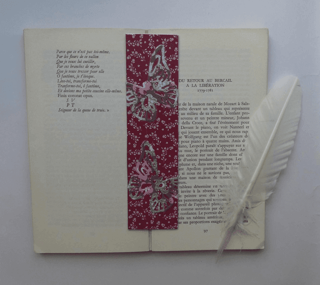 La farandole des papillons du marque-page