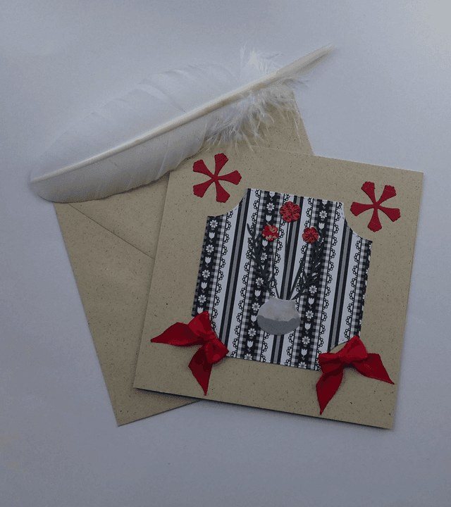 Le deuil avec un bouquet
