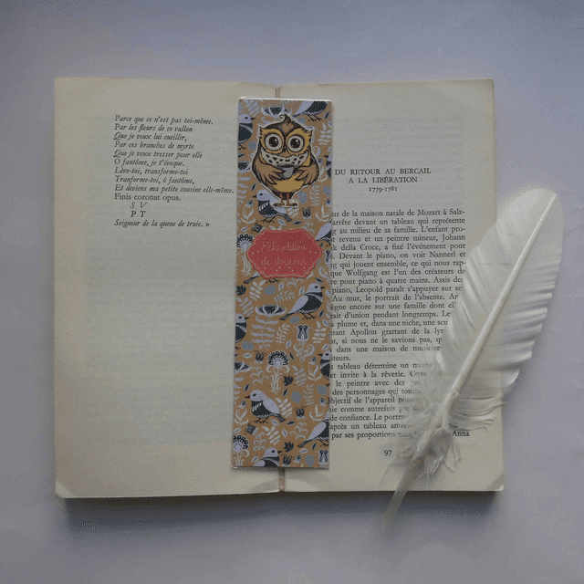 Le marque-page de la douceur