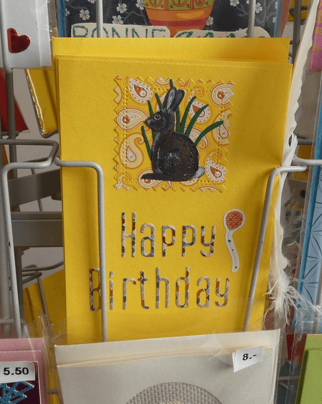 Le lapin d'anniversaire