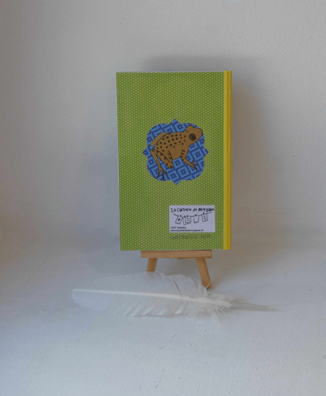 Le petit carnet quadrillé aux grenouilles
