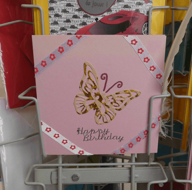 Le papillon d'anniversaire