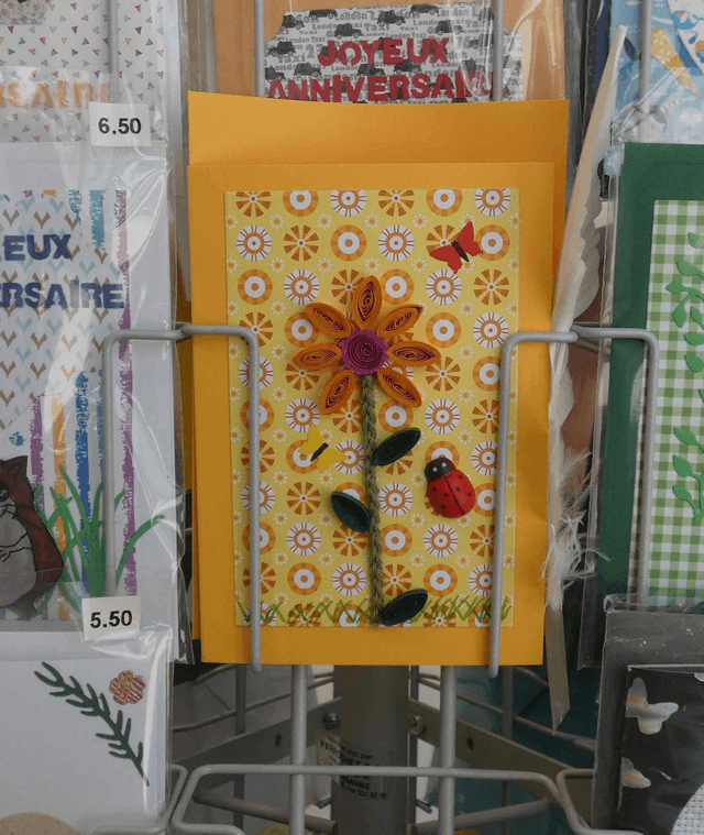 Jolie fleur en quilling