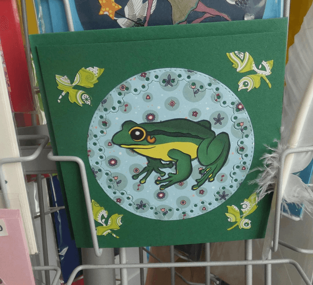 La bellle grenouille verte