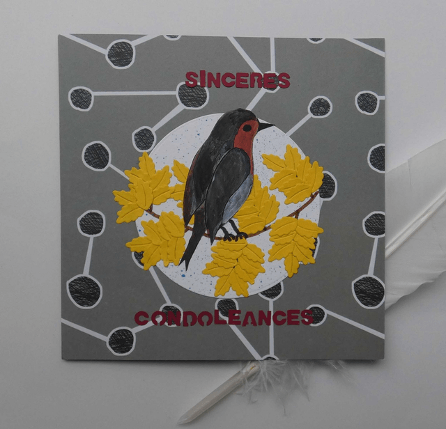 Le rouge-gorge des condoléances