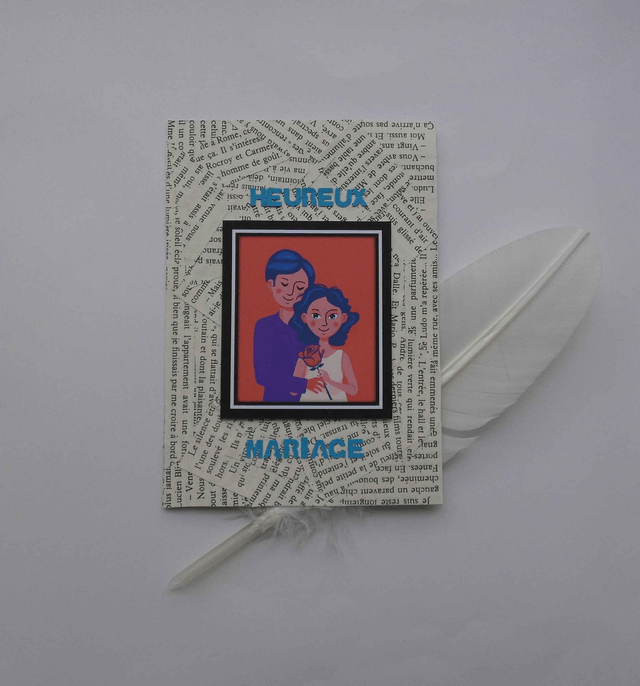 Heureux mariage aux tourtereaux