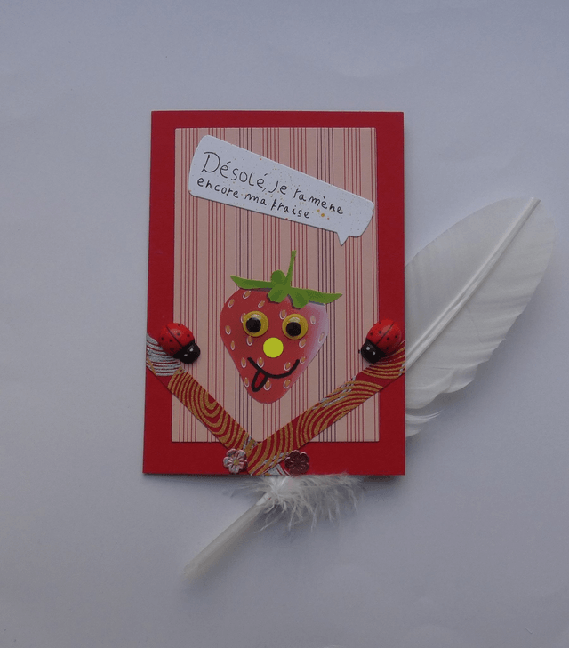 Désolé je ramène encore ma fraise