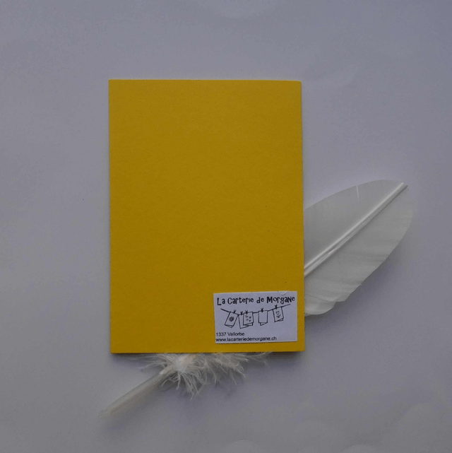 Carte artisanale aux oiseaux pour une confirmation