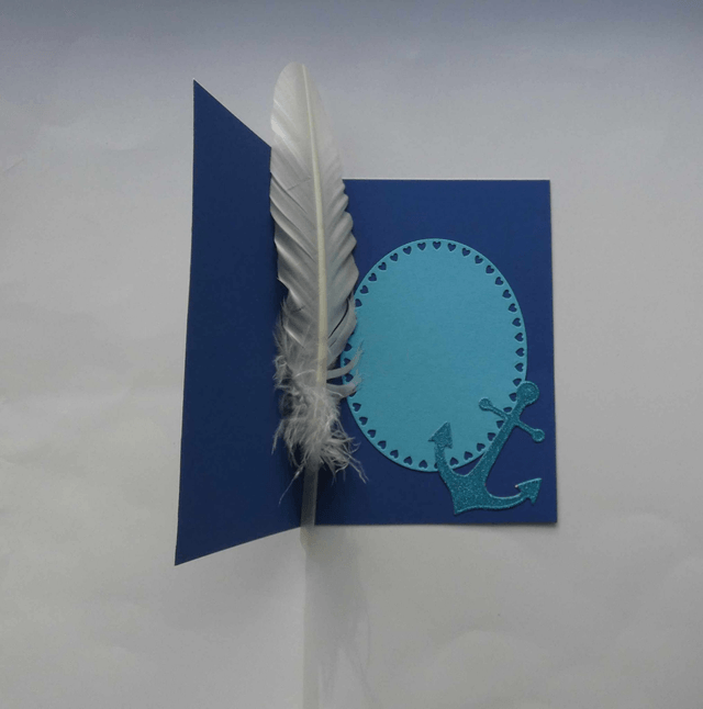 La carte artisanale de l'anniversaire de la Sirène