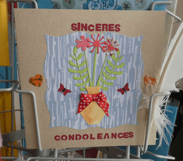 Le bouquet coloré du deuil