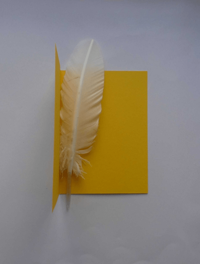 Carte artisanale aux oiseaux pour une confirmation