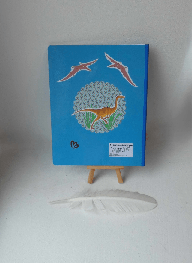 Le carnet de dessin aux dinosaures