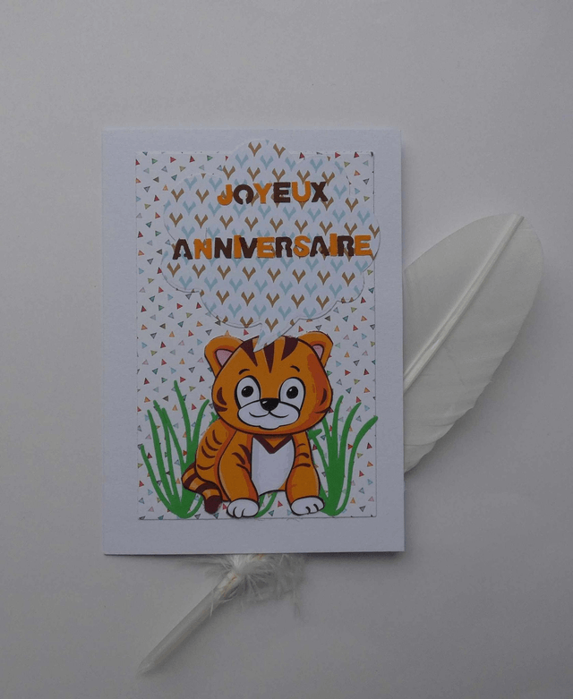 Le petit tigre d'anniversaire