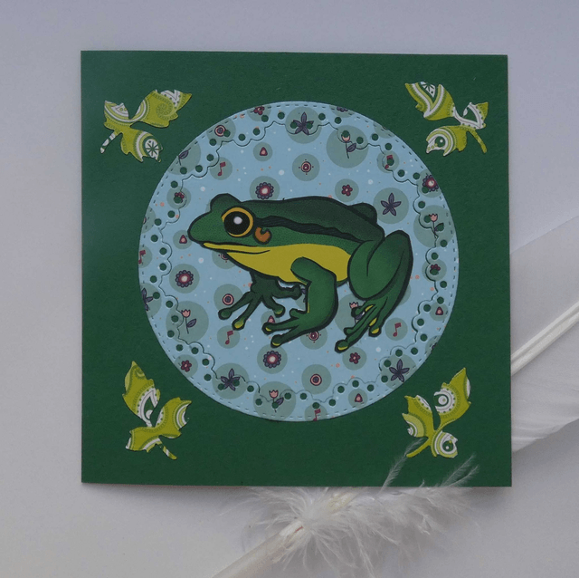La bellle grenouille verte