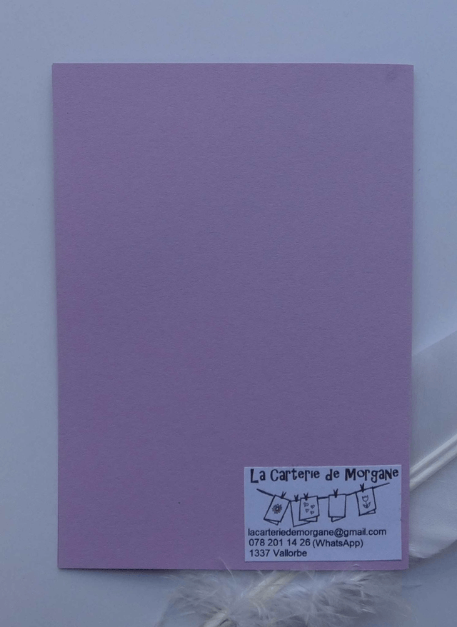 Une fleur brodée pour un au revoir