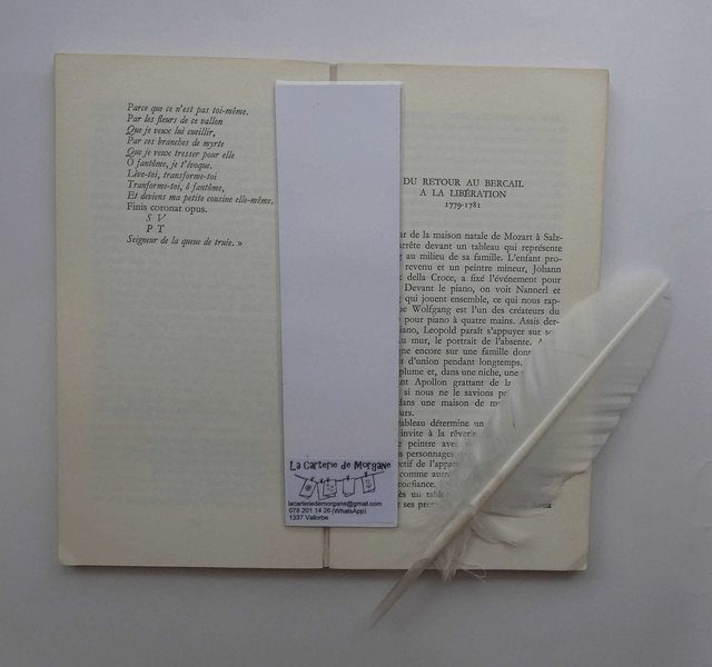 Le marque-page au bouquet