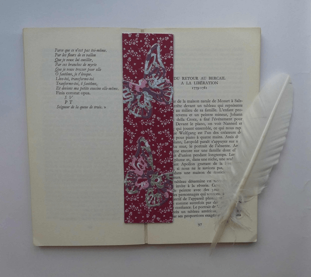 La farandole des papillons du marque-page