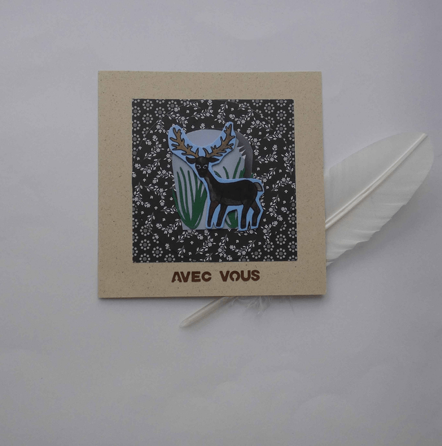 Le cerf du cimetière