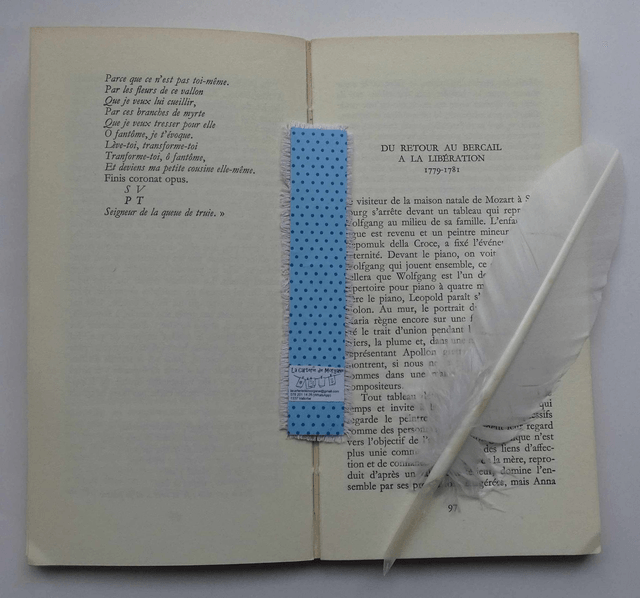 Les jolies fleurs du marque-pages