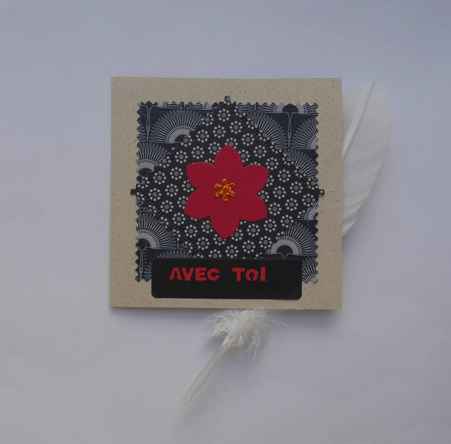 Une fleur pour être avec cette personne en ces moments difficiles