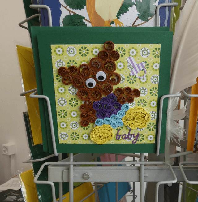 Bébé ours en quilling