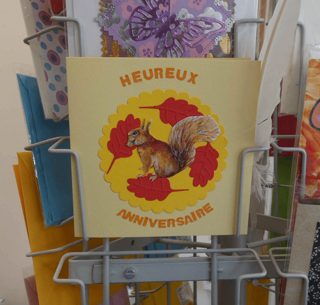 Anniversaire automnal avec cet écureuil