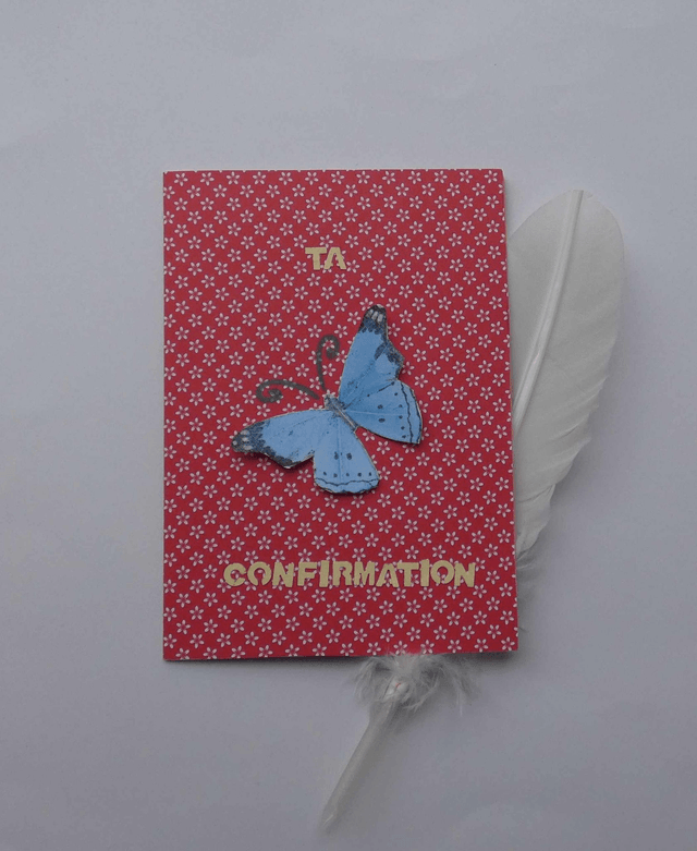 Un papillon pour une confirmation
