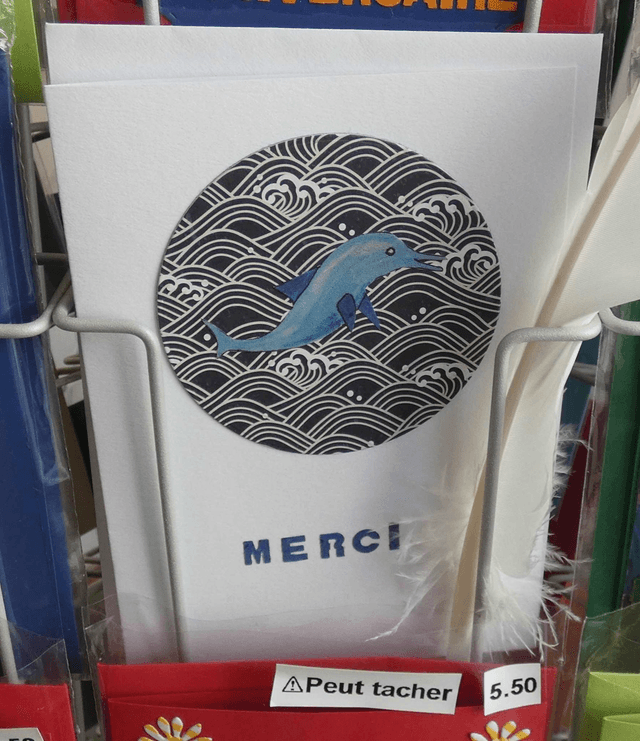 Le dauphin du remerciement