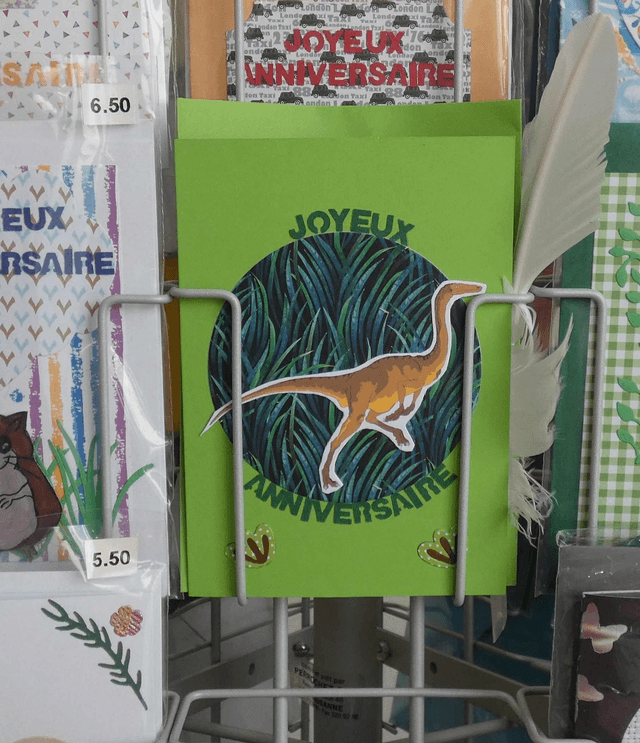 Anniversaire avec un dinosaure