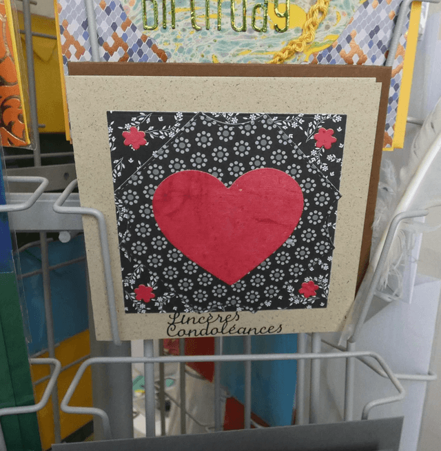 La petite carte au coeur du deuil
